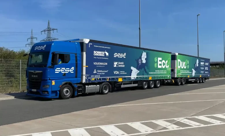 Primul test practic cu un ansamblu Duo Trailer în Germania s-a încheiat cu succes 1 Primul test practic cu un ansamblu Duo Trailer în Germania s-a încheiat cu succes