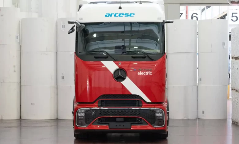 Primul Mercedes-Benz eActros 600 din flota Arcese 1 Primul Mercedes-Benz eActros 600 din flota Arcese