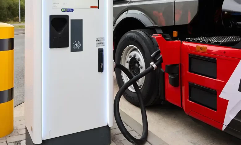 Primele stații MCS pentru camioane electrice pe A2, în Germania 1 Primele stații MCS pentru camioane electrice pe A2, în Germania