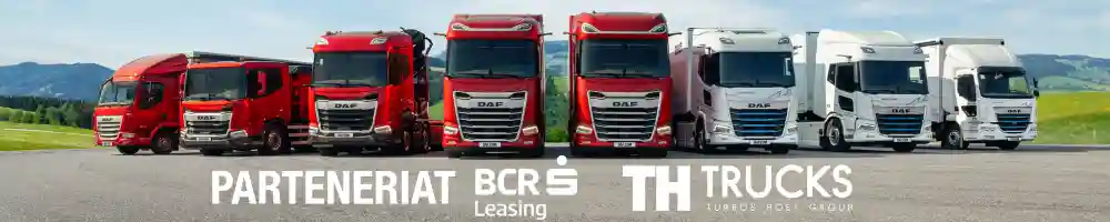 Finanțare camioane DAF prin BCR Leasing Camioane noi DAF de la TH Trucks finanțate prin BCR Leasing