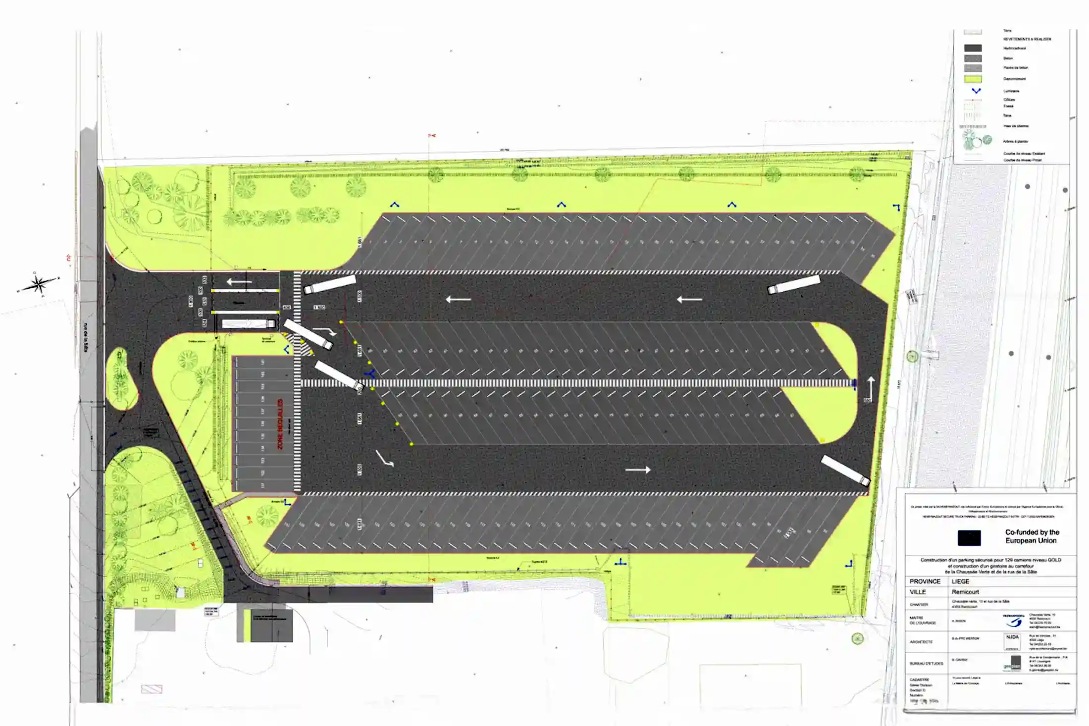 Truck Park Liège, o nouă parcare securizată pentru camioane în Belgia 2 Belgia: Truck Park Liège, o nouă parcare securizată pentru camioane