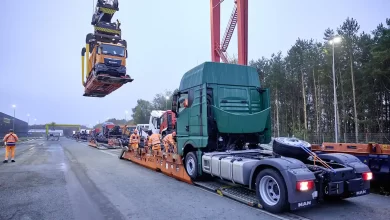 MAN livrează camioanele noi folosind un model logistic intermodal 3 MAN livrează camioanele noi folosind un model logistic intermodal