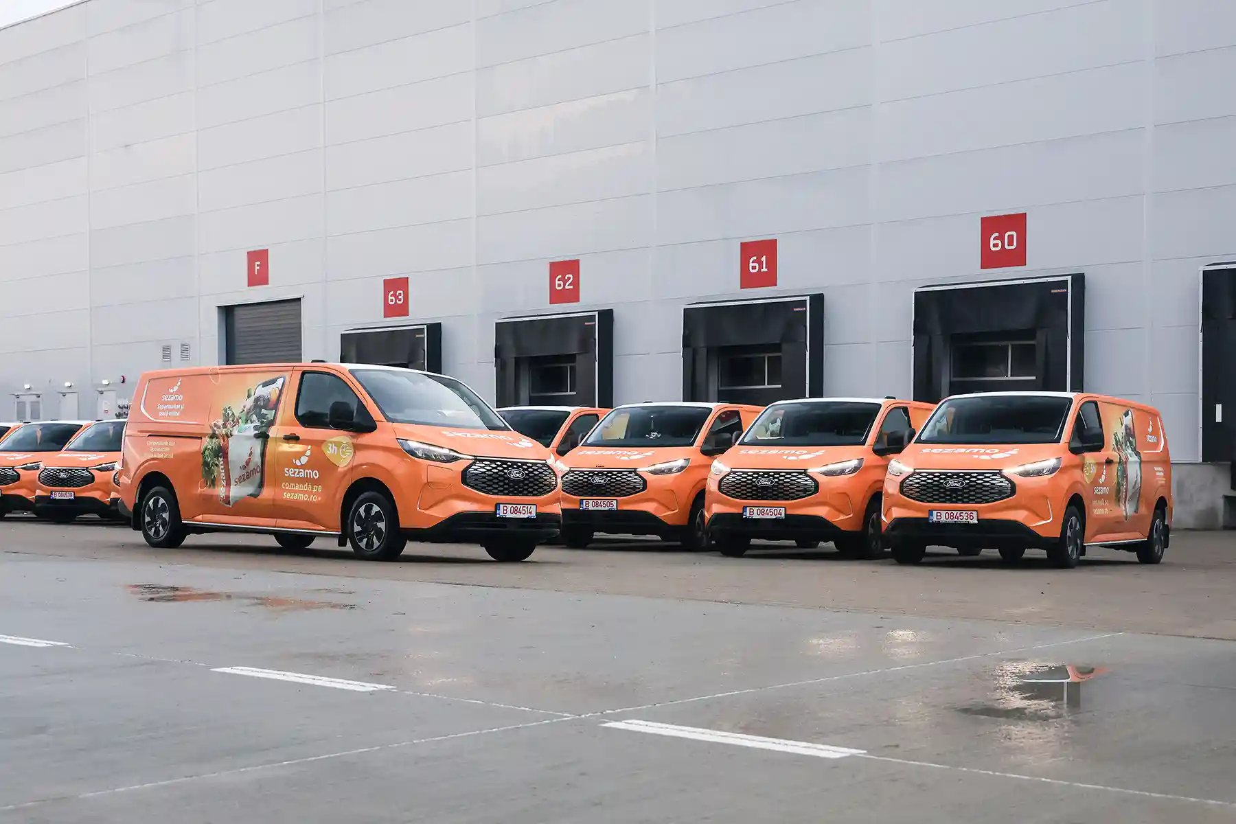 Ford E-Transit Custom integrat în flota Sezamo