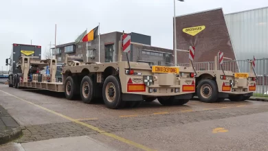 Broshuis a livrat armatei belgiene 13 trailere cu platformă joasă 7 Broshuis a livrat armatei belgiene 13 trailere cu platformă joasă