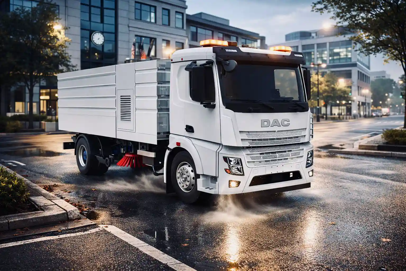 DAC Derzis 18.360ST, primul camion electric DAC asamblat la Brașov