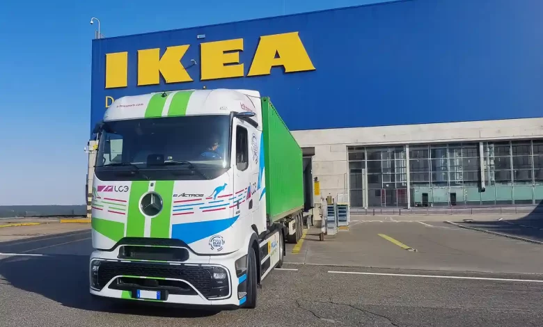 IKEA electrifică transportul greu în Italia 1 IKEA electrifică transportul greu în Italia