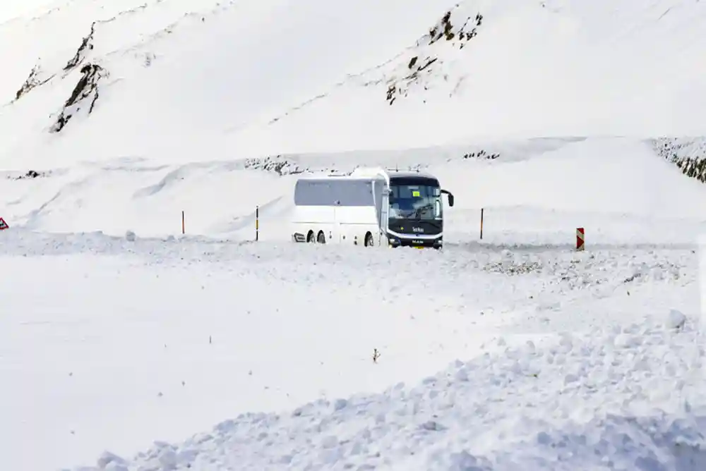 Autocarul electric MAN Lion’s Coach E testat la -30°C în Suedia și Turcia