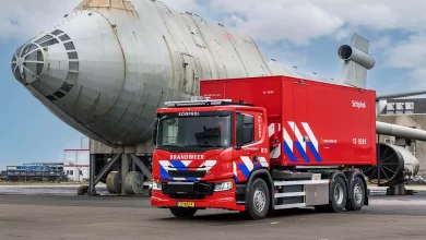 Aeroportul Schiphol a implementat primele autospeciale electrice de pompieri