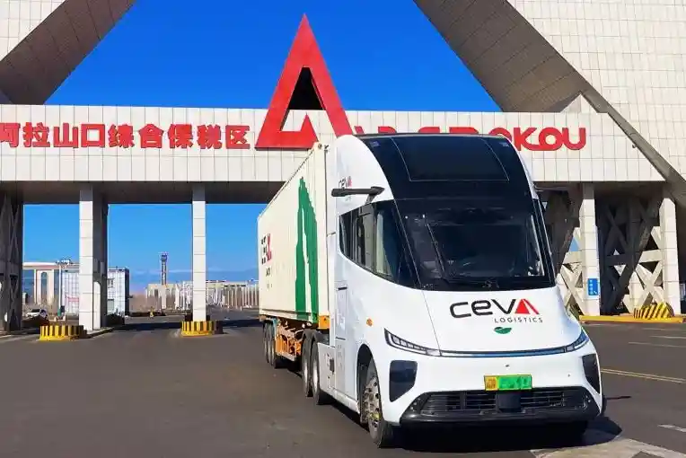 Camion electric Windrose testat cu succes pe coridorul China-Kazahstan