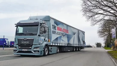 Capul tractor electric MAN eTGS Ultra testat pe ruta Paris-Berlin