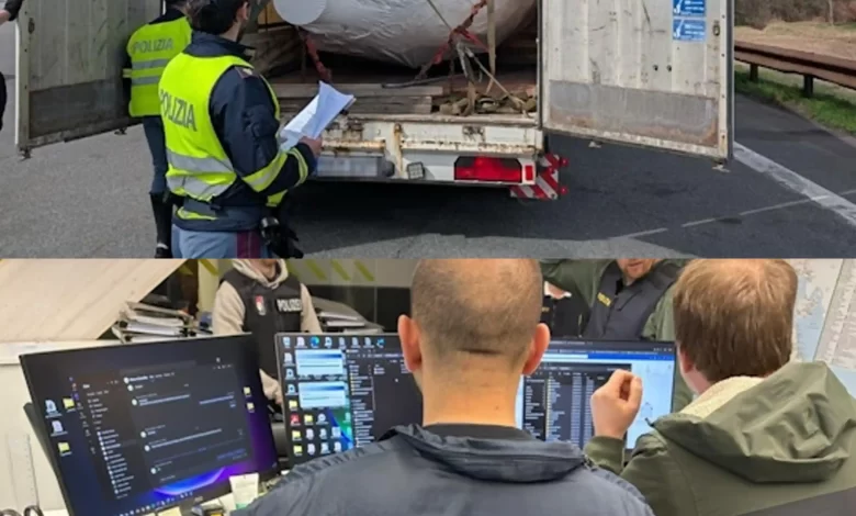 Companie de transport din Austria implicată într-o schemă de falsificare a plăcuțelor și documentelor