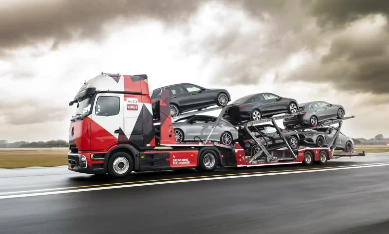 Primul transportor auto electric Mercedes-Benz eActros 600 din Danemarca