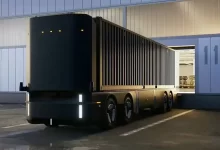 Humble Hauler, camion electric autonom fără cabină pentru transport containere 1 Humble Hauler, camion electric autonom fără cabină pentru transport containere