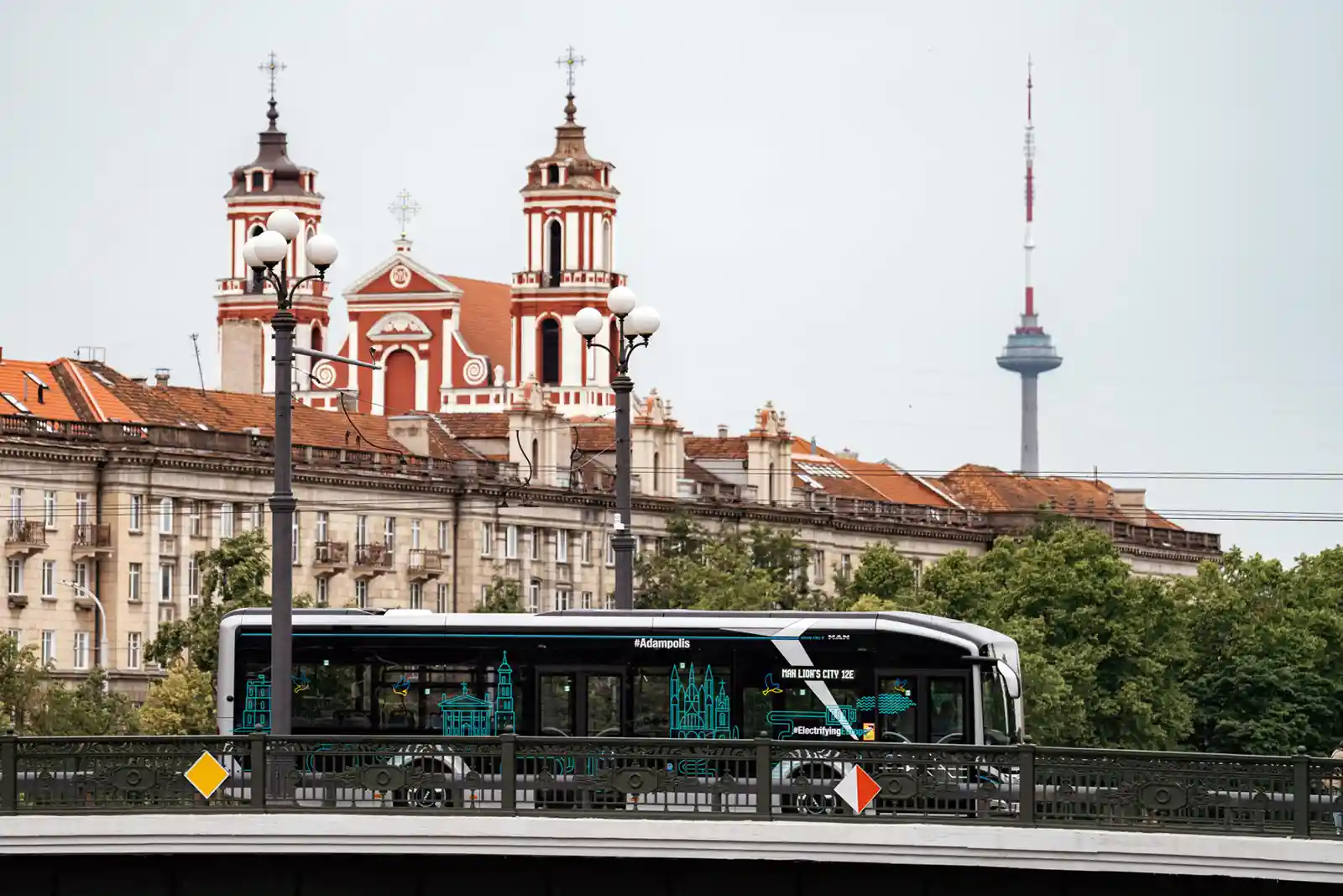 112 autobuze electrice MAN Lion’s City E în Vilnius