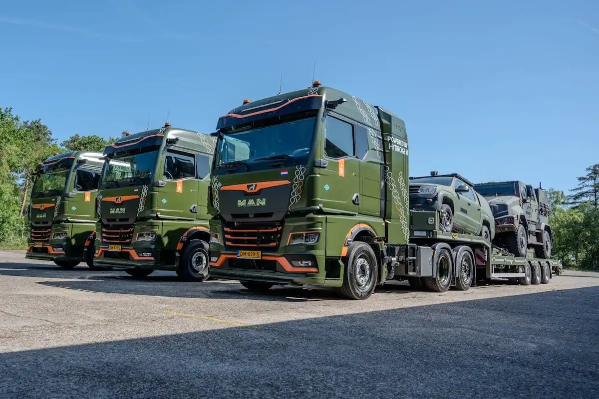 Armata olandeză testează camioane MAN hTGX cu motor pe hidrogen