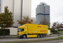 BMW și DHL au testat un camion electric cu range extender în condiții reale de operare 14 BMW și DHL testează un camion electric cu range extender pe rute de până la 800 km