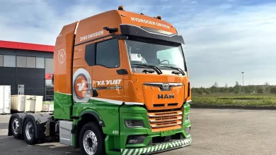 Van der Vlist introduce primul camion pe hidrogen pentru transport agabaritic