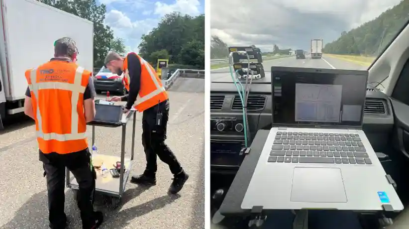TNO a testat un nou sistem de detectare a camioanelor cu emisii ridicate, în Olanda