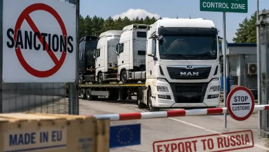 Exportul de camioane în Rusia pedepsit cu închisoarea în Finlanda