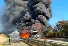 Germania: Un incendiu de camion a blocat în trafic peste 1.800 de vehicule 9 Germania: Un incendiu de camion a blocat în trafic peste 1.800 de vehicule